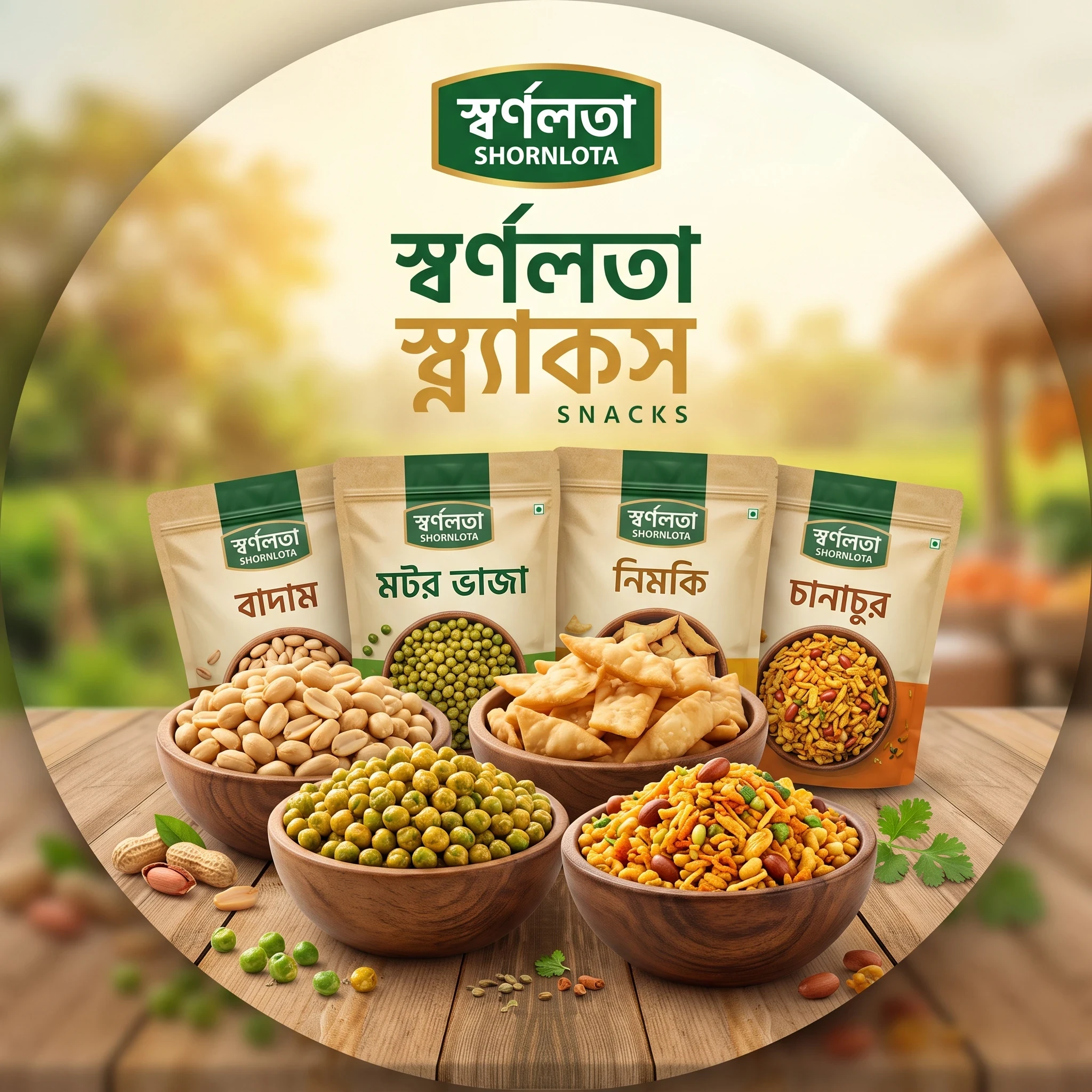 Sharnolota Banana Chips আসল কলার স্বাদে crispy